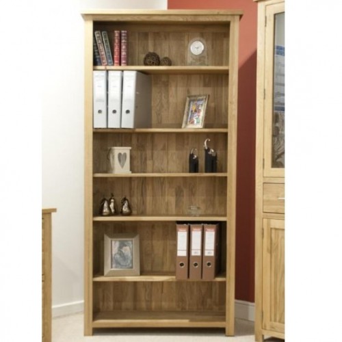 Homestyle Opus Solid Oak Furniture Large Bookcase  