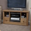 Homestyle Torino Solid Oak Furniture Corner TV Unit  