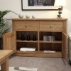 Homestyle Torino Solid Oak Furniture Medium Sideboard