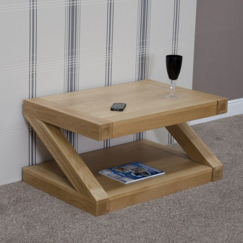Homestyle Z Solid Oak Furniture Coffee Table 