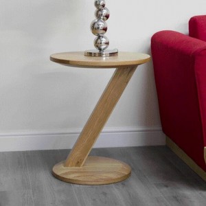Homestyle Z Solid Oak Furniture Modern Lamp Table  