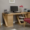 Homestyle Z Solid Oak Furniture Large Computer Desk  