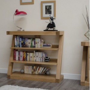 Homestyle Z Solid Oak Furniture Small Bookcase