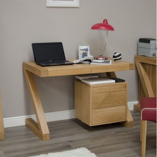 Homestyle Z Solid Oak Furniture Small Computer Desk  