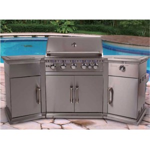 Lifestyle Appliances Bahama Island Stainless Steel Gas BBQ Island