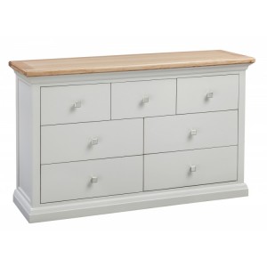 Homestyle Cotswold Two-Tone Oak Furniture 3 Over 4 Chest Of Drawers  