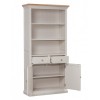 Homestyle Cotswold Two-Tone Oak Furniture Large Bookcase  