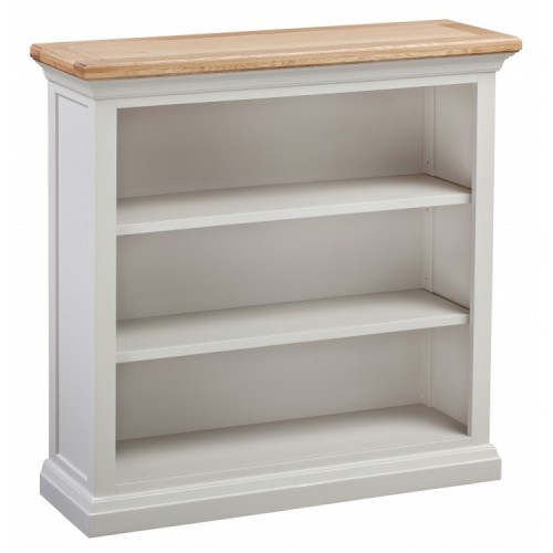 Homestyle Cotswold Two-Tone Oak Furniture Small 3 Shelf Bookcase