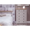 Homestyle Diamond Grey oak Top Furniture 2 Over 4 Chest Of Drawers  