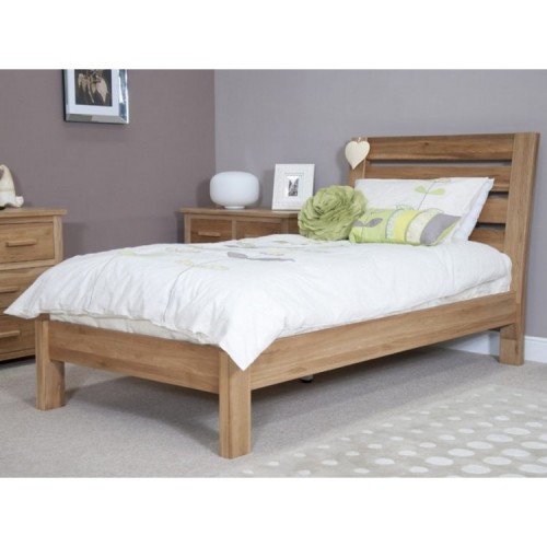 Homestyle Trend Oak Furniture Single 3ft Slatted Bed