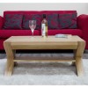 Homestyle Trend Oak Furniture X-Leg 3ft x 2ft Coffee Table