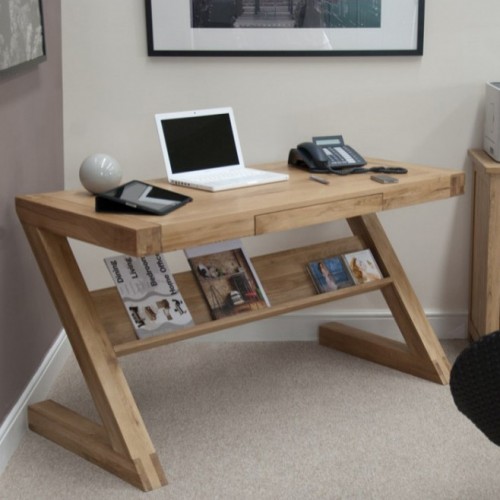 Homestyle Z Solid Oak Furniture Computer Desk  