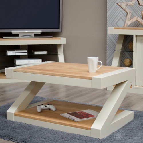 Homestyle Z Painted Oak Furniture Coffee Table