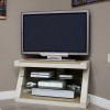Homestyle Z Painted Oak Furniture Corner TV Unit  