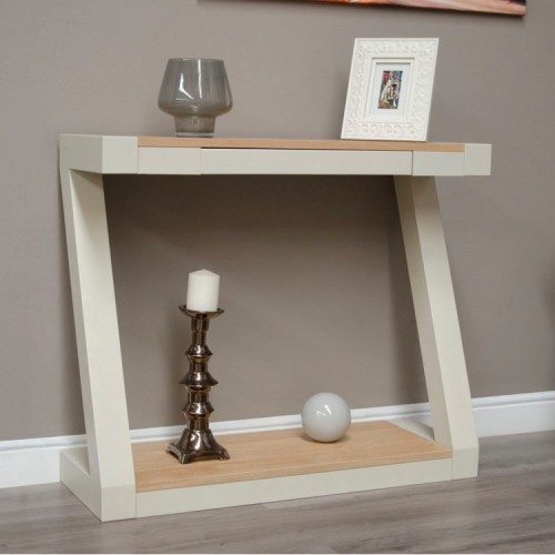Homestyle Z Painted Oak Furniture Console Table