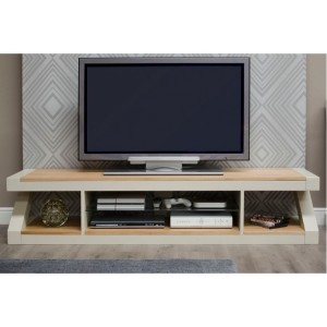 Homestyle Z Painted Oak Furniture Large TV Plasma Unit