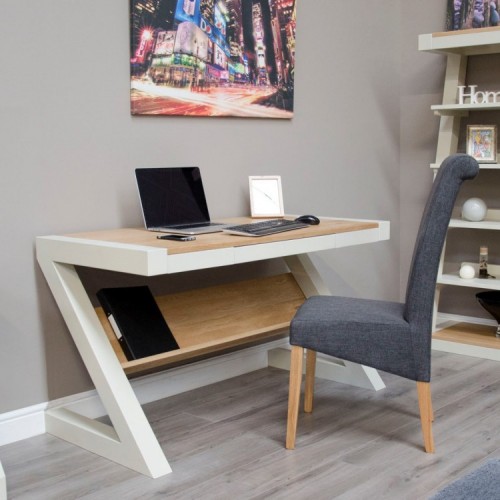 Homestyle Z Painted Oak Furniture Computer Desk