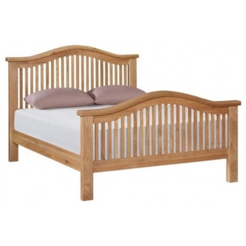 Canterbury Wax Oak Furniture 4ft6in Double Bed Frame