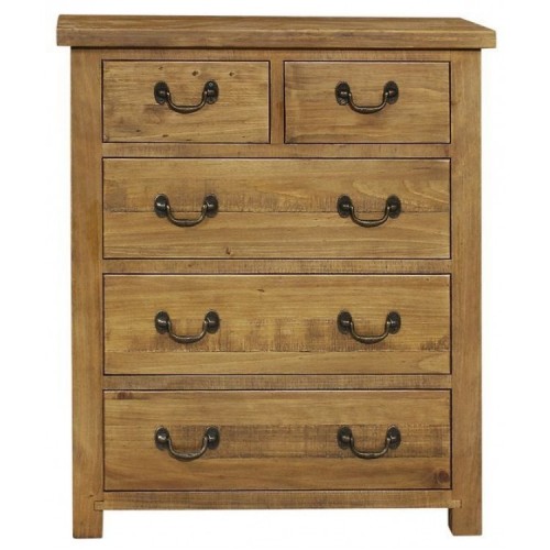 Fairford Rustic Furniture 2 Over 3 Chest of Drawers