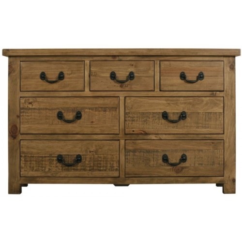 Fairford Rustic Furniture 3 Over 4 Chest of Drawers