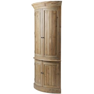 Hanoverian Reclaimed Pine Furniture Corner Cabinet