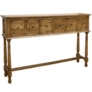 Kingsley Furniture 6 Drawer Hall Console Table