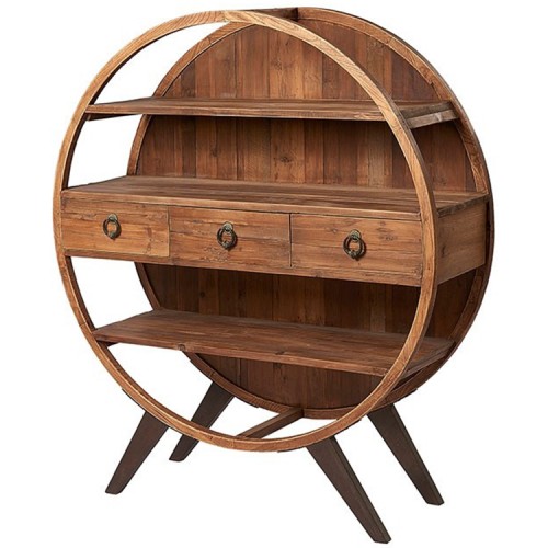 Kingsley Furniture Circular Display Cabinet