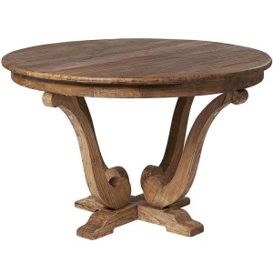 Kingsley Furniture Old Elm Round Dining Table