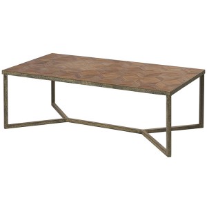 Kingsley Furniture Parquet Top Coffee Table