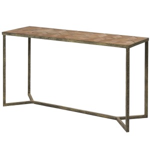 Kingsley Furniture Parquet Top Console Table