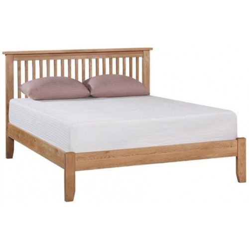 Mini Canterbury Oak Furniture  4ft Double Bed