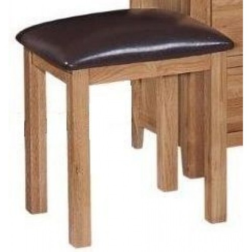 Mini Canterbury Oak Furniture Dressing Table Stool