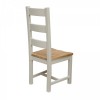 Homestyle Deluxe Painted Furniture Ladder Back Chairs Pair