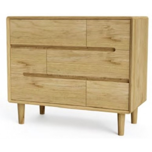 Homestyle Scandic Oak Furniture Chest Of Drawers