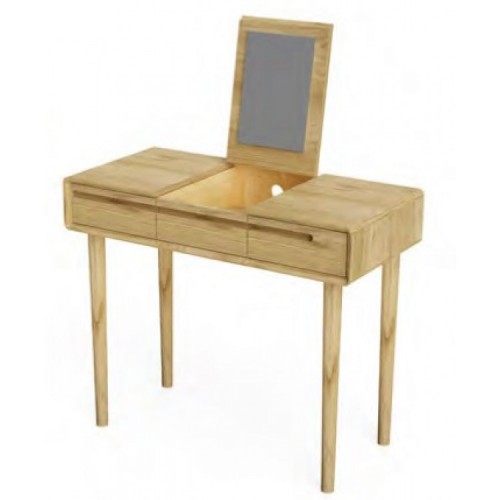 Homestyle Scandic Oak Furniture Dressing Table & Mirror