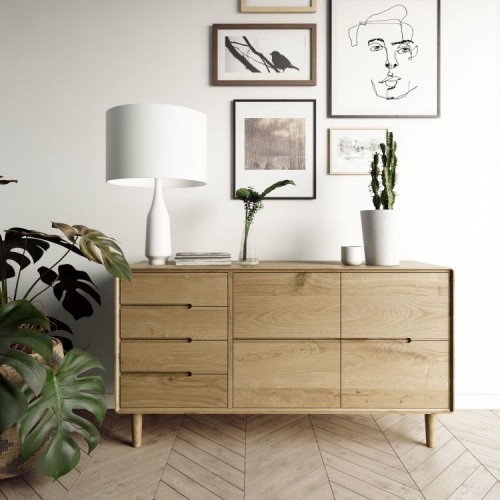 Homestyle Scandic Oak Furniture Large Sideboard  