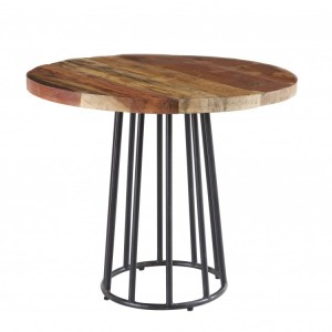 Coastal Reclaimed Wood Furniture Round Dining Table
