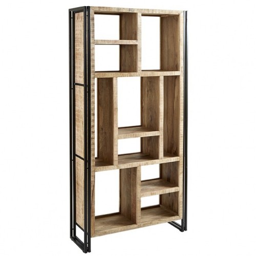 Cosmo Industrial Furniture Multi-shelf Bookcase