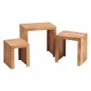 Toko Light Mango Furniture Nest of 3 Tables 