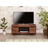 Mayan Walnut Furniture Low Widescreen TV Cabinet