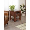 Mayan Walnut Furniture One Drawer Lamp Table