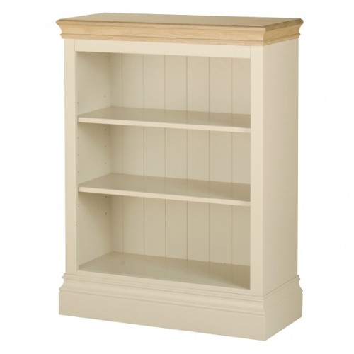 Lundy Painted Oak Furniture 3ft Bookcase
