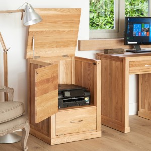 Mobel Oak Furniture Printer Cupboard