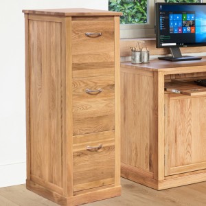 Mobel Oak Furniture 3 Drawer Filing Cabinet
