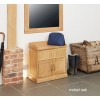 Mobel Oak Furniture Shoe Bench With Hidden Storage