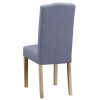 New Sherwood Oak Luxury Button Back Upholstered Chair - Grey (Pair)