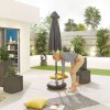 Nova Garden Furniture 50kg Concrete With Wheels Parasol Base