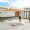 Nova Garden Furniture Genesis Beige 3m Square Cantilever Parasol