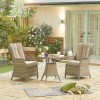 Nova Garden Furniture Oyster 2 Seat Bistro Set With Round Table