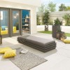 Nova Garden Furniture San Marino Grey Sun Lounger